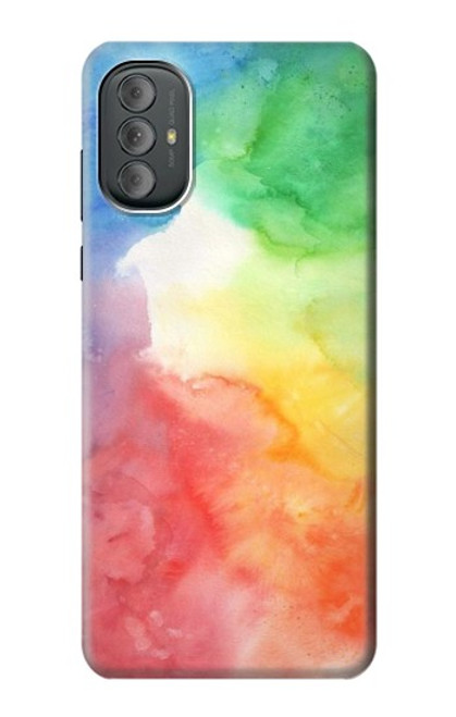 S2945 Aquarelle colorée Etui Coque Housse pour Motorola Moto G Power 2022, G Play 2023