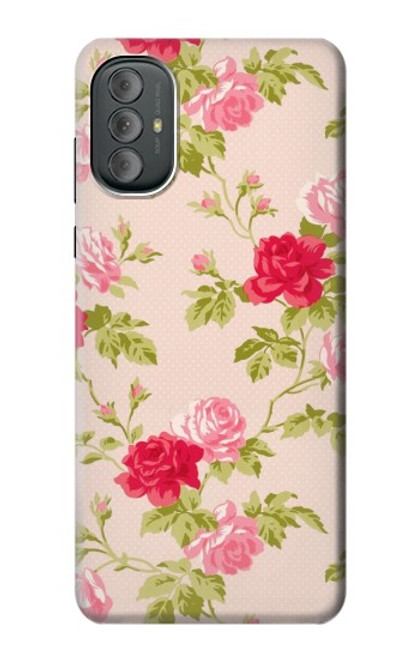 S3037 Jolie Flora Rose Cottage Etui Coque Housse pour Motorola Moto G Power 2022, G Play 2023