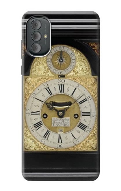 S3144 Support Antique Horloge Etui Coque Housse pour Motorola Moto G Power 2022, G Play 2023