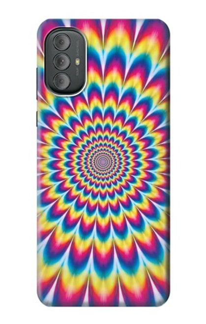 S3162 psychédélique coloré Etui Coque Housse pour Motorola Moto G Power 2022, G Play 2023