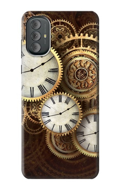 S3172 Horloge or Etui Coque Housse pour Motorola Moto G Power 2022, G Play 2023