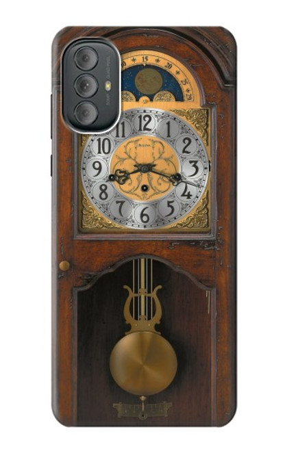S3173 Grand-père Horloge Antique Horloge murale Etui Coque Housse pour Motorola Moto G Power 2022, G Play 2023