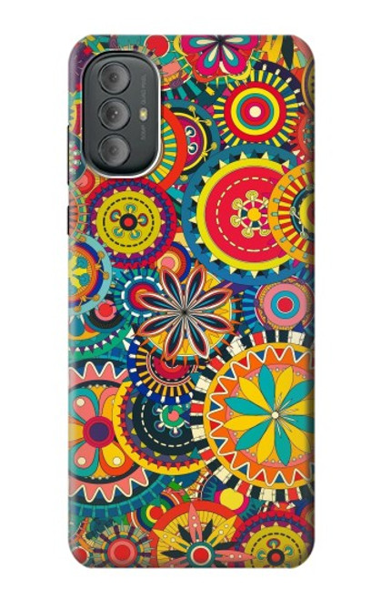 S3272 Motif coloré Etui Coque Housse pour Motorola Moto G Power 2022, G Play 2023