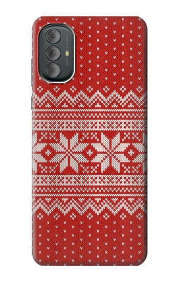 S3384 Motif d'hiver sans couture tricot Etui Coque Housse pour Motorola Moto G Power 2022, G Play 2023