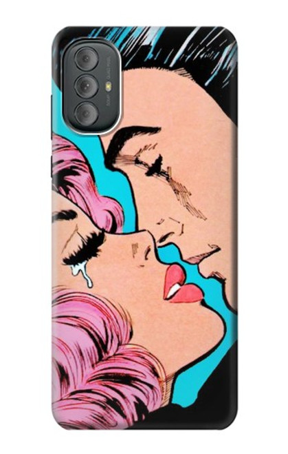 S3469 Pop Art Etui Coque Housse pour Motorola Moto G Power 2022, G Play 2023