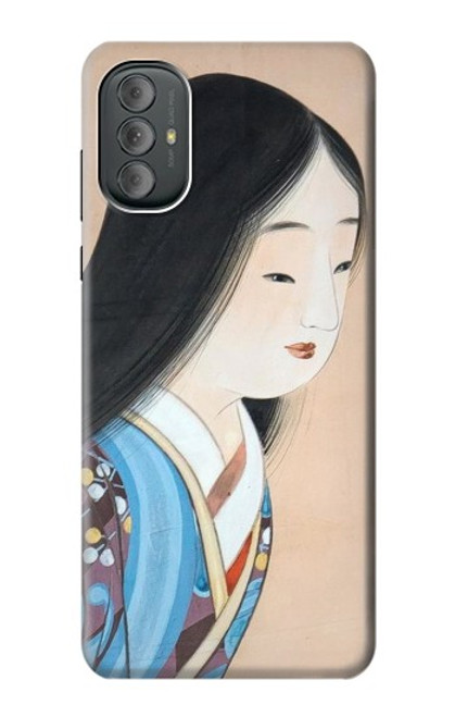 S3483 Japon Beauté Kimono Etui Coque Housse pour Motorola Moto G Power 2022, G Play 2023