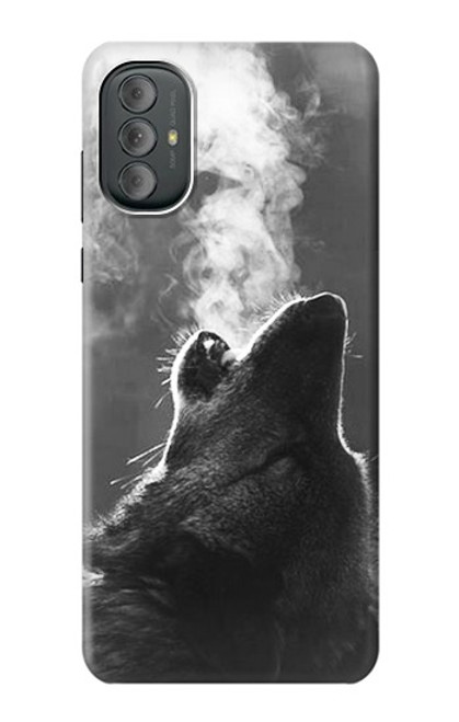 S3505 loup Hurlant Etui Coque Housse pour Motorola Moto G Power 2022, G Play 2023