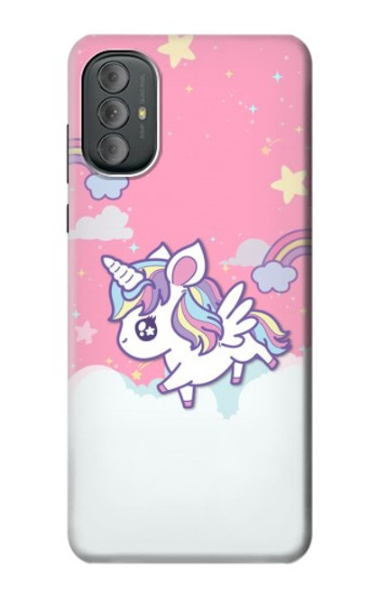 S3518 Licorne Dessin animé Etui Coque Housse pour Motorola Moto G Power 2022, G Play 2023