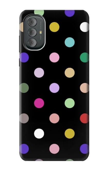 S3532 Coloré à pois Etui Coque Housse pour Motorola Moto G Power 2022, G Play 2023