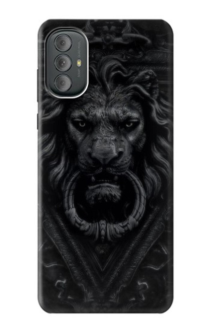 S3619 Lion noir gothique Etui Coque Housse pour Motorola Moto G Power 2022, G Play 2023