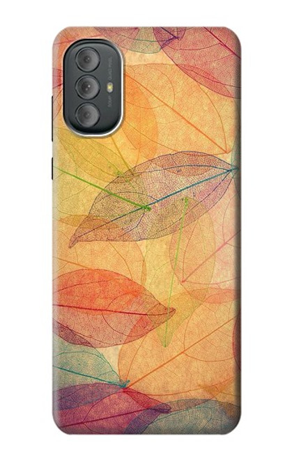 S3686 Automne Feuille Automne Etui Coque Housse pour Motorola Moto G Power 2022, G Play 2023