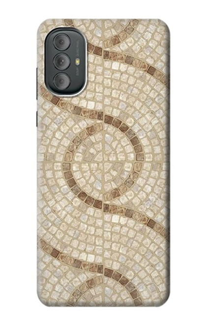 S3703 Carreaux de mosaïque Etui Coque Housse pour Motorola Moto G Power 2022, G Play 2023