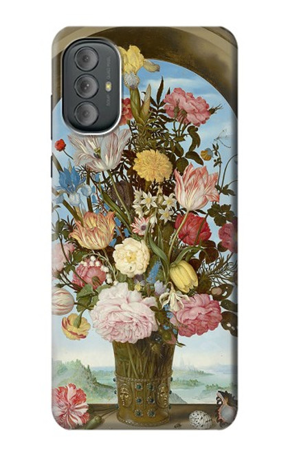S3749 Vase de fleurs Etui Coque Housse pour Motorola Moto G Power 2022, G Play 2023