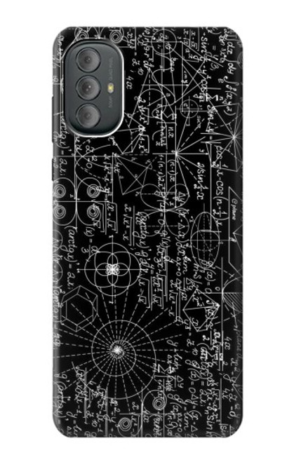 S3808 Tableau noir de mathématiques Etui Coque Housse pour Motorola Moto G Power 2022, G Play 2023