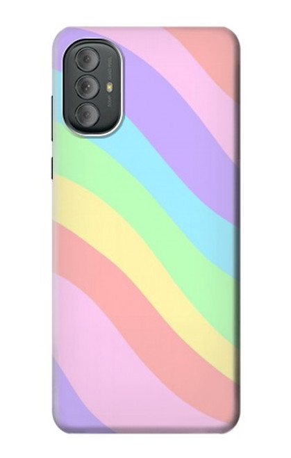 S3810 Vague d'été licorne pastel Etui Coque Housse pour Motorola Moto G Power 2022, G Play 2023