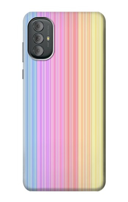 S3849 Couleurs verticales colorées Etui Coque Housse pour Motorola Moto G Power 2022, G Play 2023