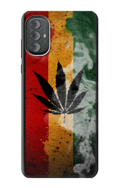 S3890 Drapeau Rasta Reggae Fumée Etui Coque Housse pour Motorola Moto G Power 2022, G Play 2023