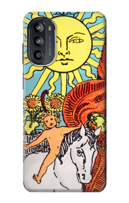 S0565 Le Soleil tarots Etui Coque Housse pour Motorola Moto G52, G82 5G