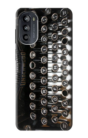 S0620 Machine à écrire Etui Coque Housse pour Motorola Moto G52, G82 5G