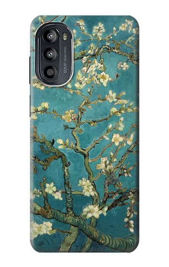 S0842 Blossoming Amandier Van Gogh Etui Coque Housse pour Motorola Moto G52, G82 5G