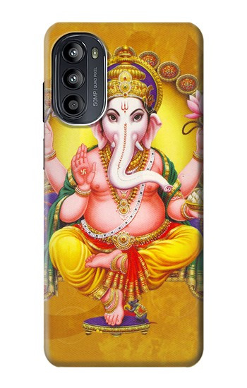 S0896 Ganesh Seigneur Dieu hindou Etui Coque Housse pour Motorola Moto G52, G82 5G