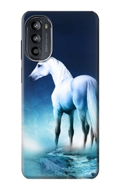 S1130 licorne Cheval Etui Coque Housse pour Motorola Moto G52, G82 5G