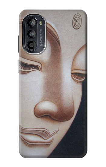 S1255 Visage du Bouddha Etui Coque Housse pour Motorola Moto G52, G82 5G