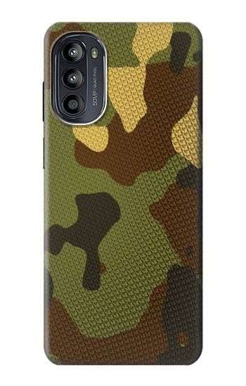 S1602 Camo Camouflage Imprimé graphique Etui Coque Housse pour Motorola Moto G52, G82 5G
