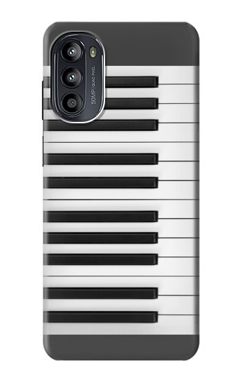 S2082 Un Octave Piano Etui Coque Housse pour Motorola Moto G52, G82 5G