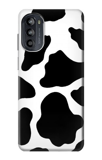 S2096 Motif de vache transparente Etui Coque Housse pour Motorola Moto G52, G82 5G