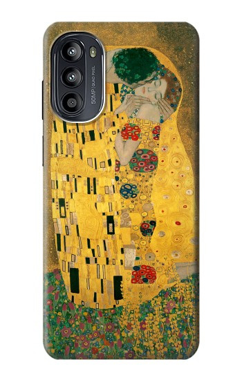 S2137 Gustav Klimt Le Baiser Etui Coque Housse pour Motorola Moto G52, G82 5G