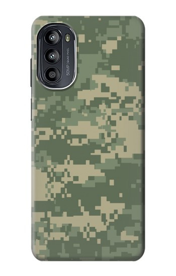 S2173 Numérique Camo Camouflage Imprimé graphique Etui Coque Housse pour Motorola Moto G52, G82 5G