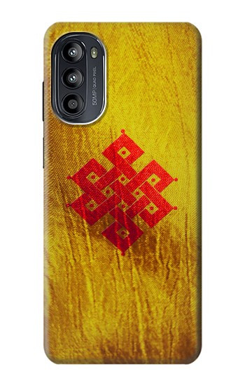 S2318 Noeud éternel méditation bouddhiste spirituelle Etui Coque Housse pour Motorola Moto G52, G82 5G