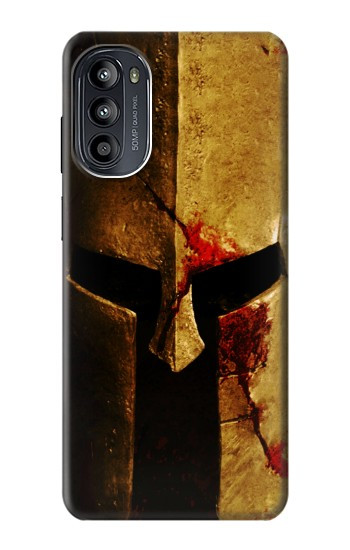 S2439 Guerrier spartiate Casque Etui Coque Housse pour Motorola Moto G52, G82 5G