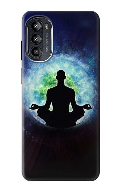 S2527 Yoga La nature Univers Etui Coque Housse pour Motorola Moto G52, G82 5G