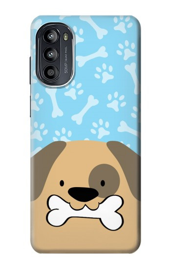 S2669 Mignon os chien pattes Dessin animé Etui Coque Housse pour Motorola Moto G52, G82 5G