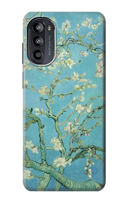 S2692 Vincent Van Gogh Amandier en fleurs Etui Coque Housse pour Motorola Moto G52, G82 5G