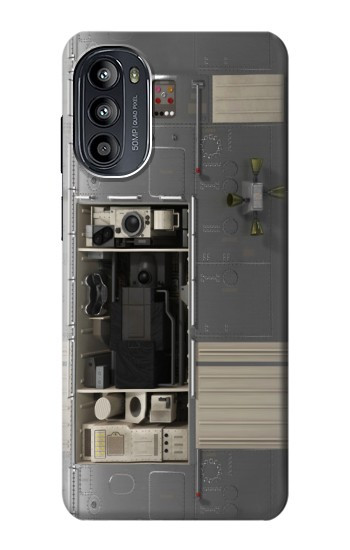 S2814 Vaisseau spatial Apollo Etui Coque Housse pour Motorola Moto G52, G82 5G