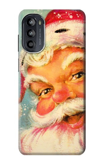 S2840 Noël Père Noël Millésime Etui Coque Housse pour Motorola Moto G52, G82 5G