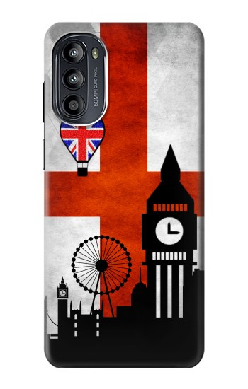 S2979 Angleterre Football Football Etui Coque Housse pour Motorola Moto G52, G82 5G
