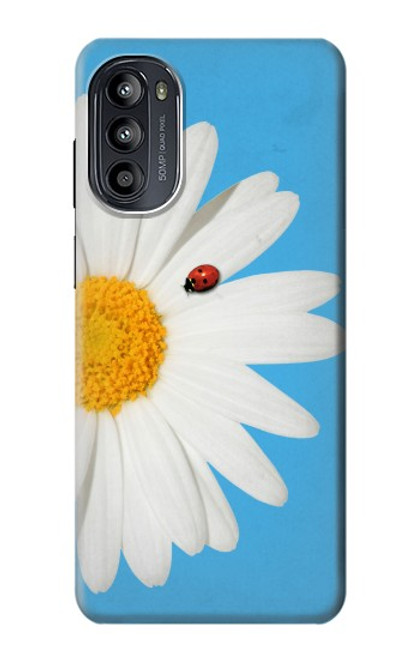 S3043 Coccinelle Daisy millésimé Etui Coque Housse pour Motorola Moto G52, G82 5G