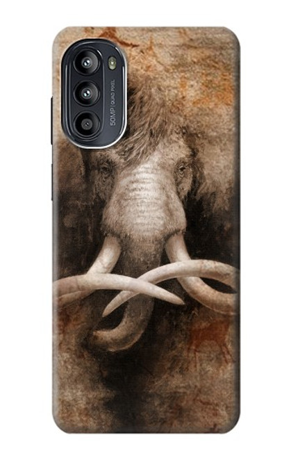 S3427 Mammoth Ancient Art la Grotte Etui Coque Housse pour Motorola Moto G52, G82 5G