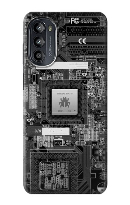 S3434 Punaise Circuit Board graphique Etui Coque Housse pour Motorola Moto G52, G82 5G