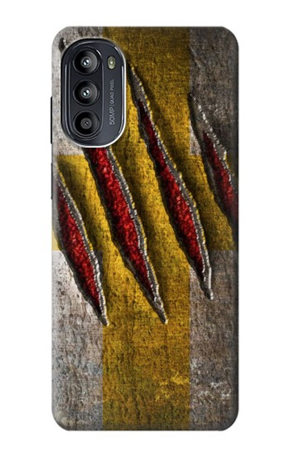 S3603 Entaille de Wolverine griffe de Etui Coque Housse pour Motorola Moto G52, G82 5G