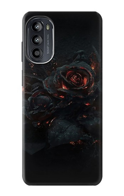 S3672 Rose brûlée Etui Coque Housse pour Motorola Moto G52, G82 5G