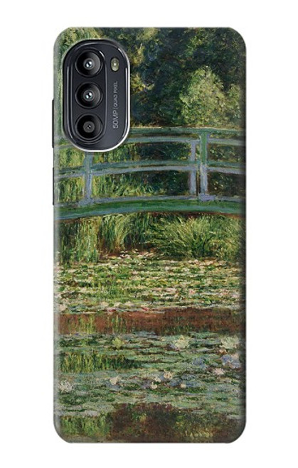 S3674 Claude Monet La passerelle japonaise et la piscine de nénuphars Etui Coque Housse pour Motorola Moto G52, G82 5G