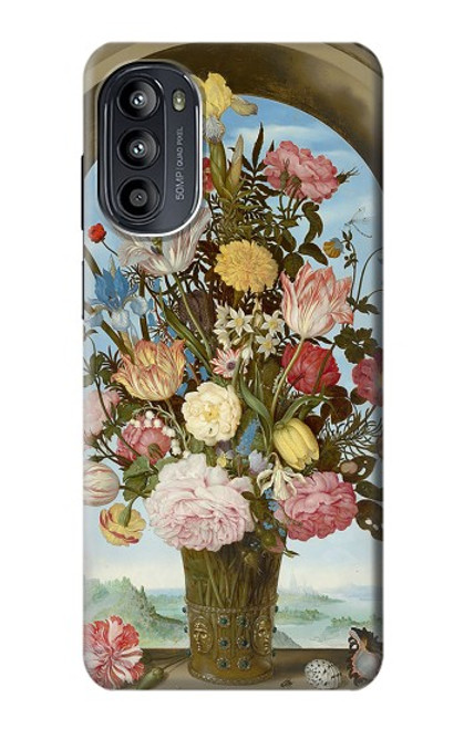 S3749 Vase de fleurs Etui Coque Housse pour Motorola Moto G52, G82 5G