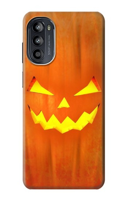 S3828 Citrouille d'Halloween Etui Coque Housse pour Motorola Moto G52, G82 5G