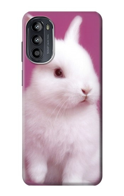 S3870 Mignon bébé lapin Etui Coque Housse pour Motorola Moto G52, G82 5G