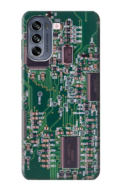 S3519 Electronique Circuit Board graphique Etui Coque Housse pour Motorola Moto G62 5G